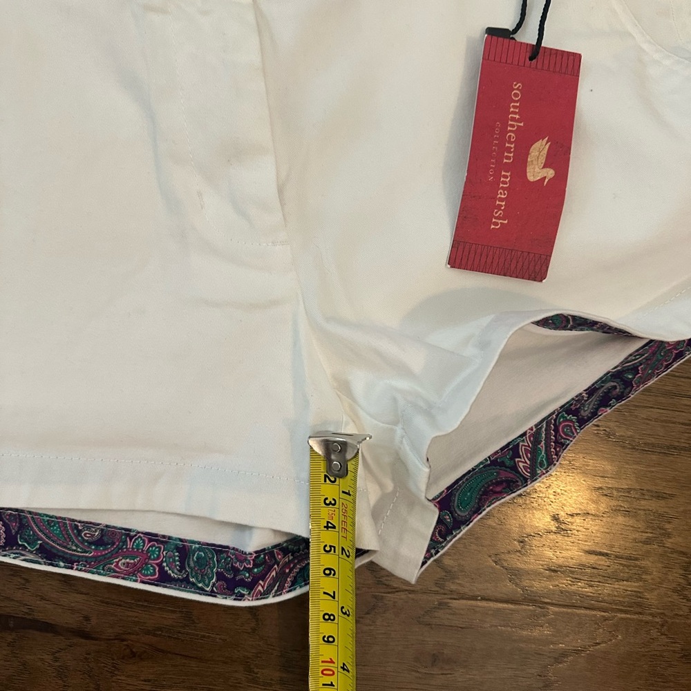 NWT Southern Marsh Brighton White 6 Women’s shorts - Picture 9 of 11